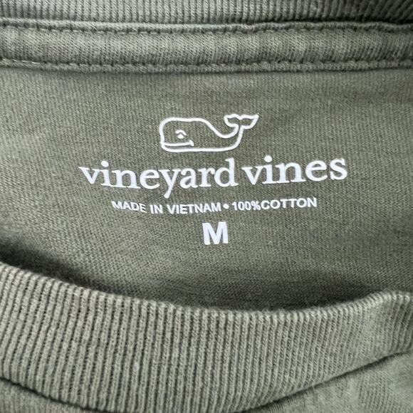 Vineyard Vines Men’s Tonal Flag Long Sleeve Pocket Tee Shirt Medium - Picture 3 of 3